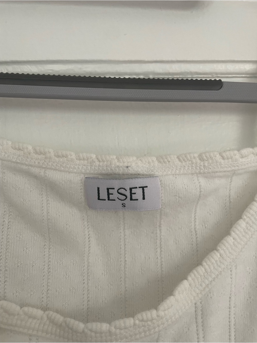 LESET Pointelle Tank (S) - Picture 5 of 5